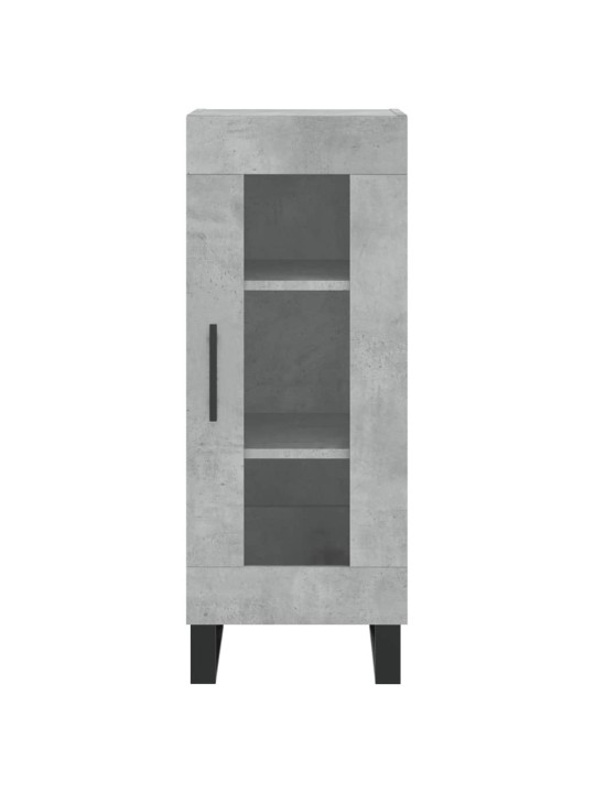 Skříň highboard betonově šedá 34,5x34x180 cm kompozitní dřevo