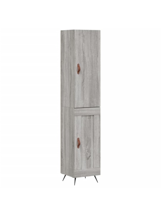 Skříň highboard šedá sonoma 34,5 x 34 x 180 cm kompozitní dřevo