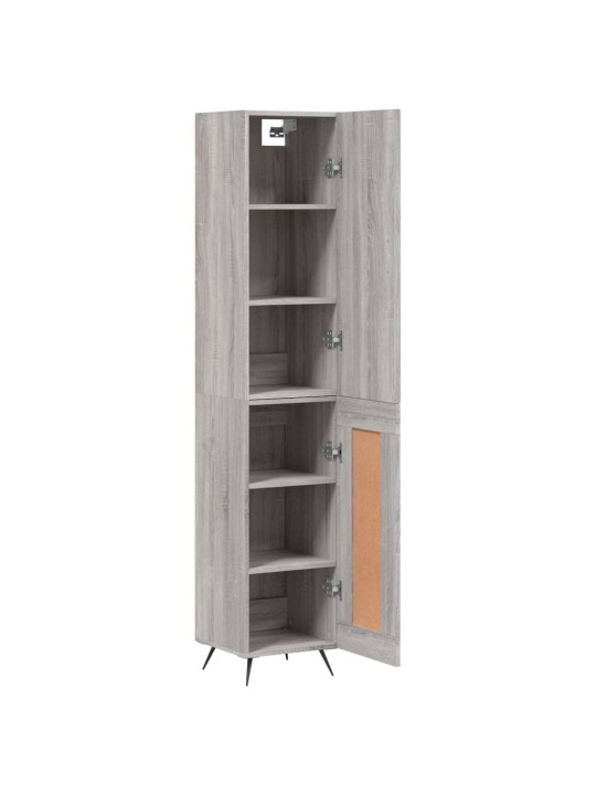 Skříň highboard šedá sonoma 34,5 x 34 x 180 cm kompozitní dřevo