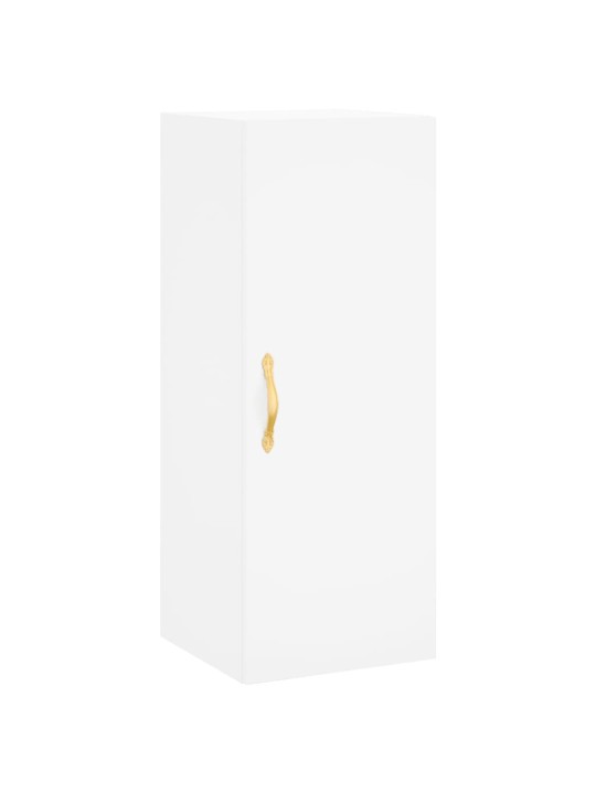 Skříň highboard bílá 34,5 x 34 x 180 cm kompozitní dřevo