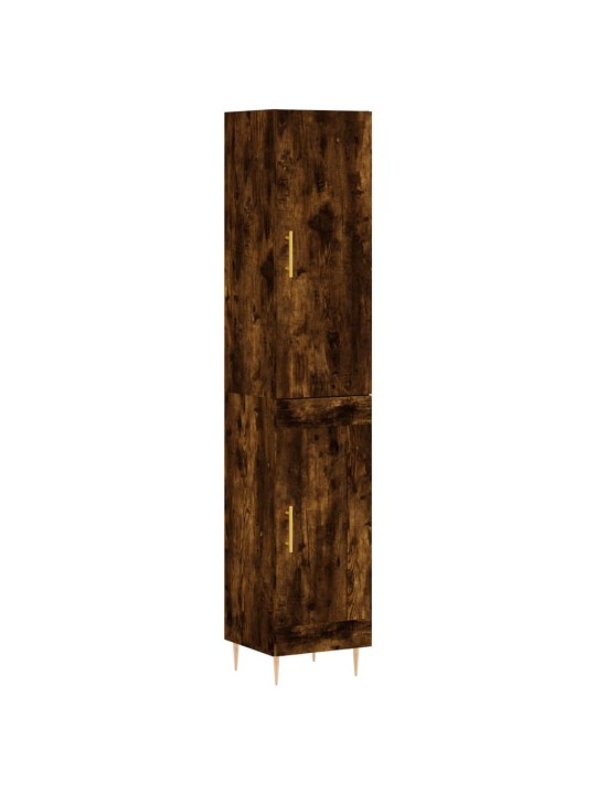 Skříň highboard kouřový dub 34,5 x 34 x 180 cm kompozitní dřevo