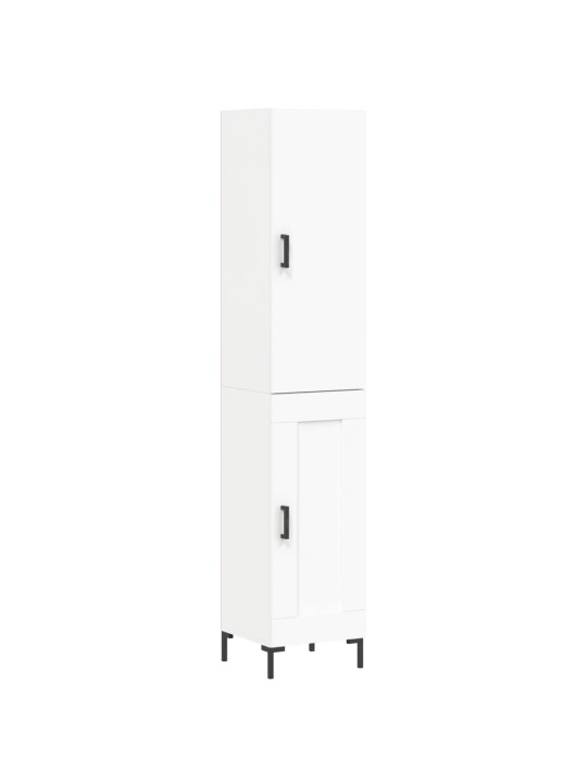 Skříň highboard bílá 34,5 x 34 x 180 cm kompozitní dřevo