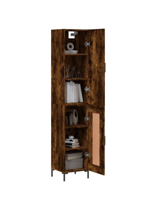 Skříň highboard kouřový dub 34,5 x 34 x 180 cm kompozitní dřevo