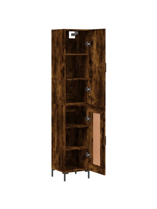 Skříň highboard kouřový dub 34,5 x 34 x 180 cm kompozitní dřevo