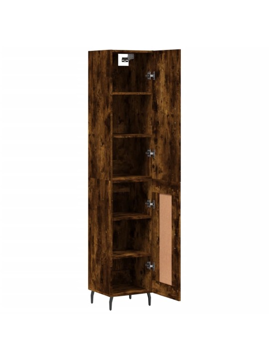Skříň highboard kouřový dub 34,5 x 34 x 180 cm kompozitní dřevo