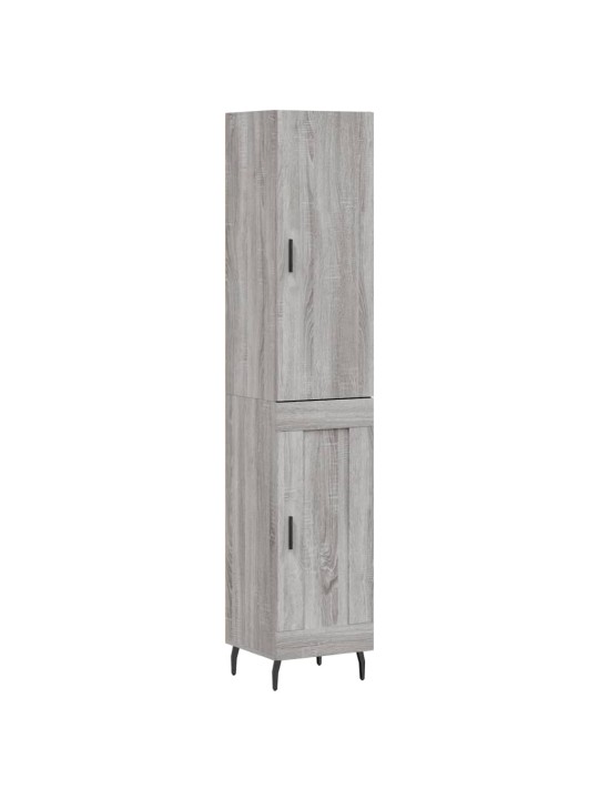 Skříň highboard šedá sonoma 34,5 x 34 x 180 cm kompozitní dřevo