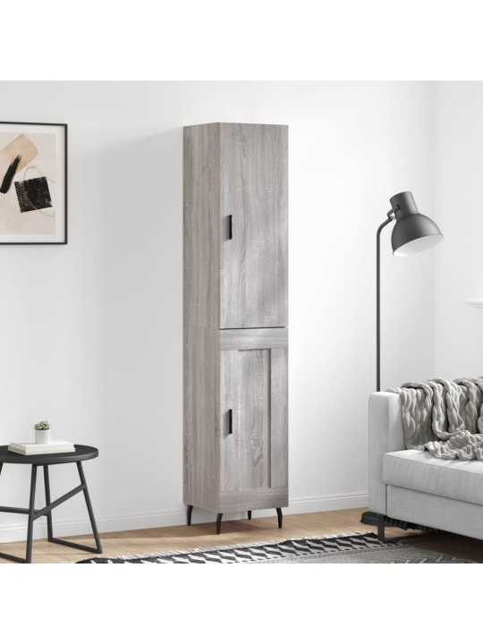 Skříň highboard šedá sonoma 34,5 x 34 x 180 cm kompozitní dřevo