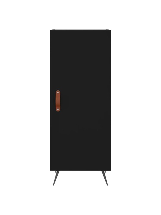 Skříň highboard černá 34,5 x 34 x 180 cm kompozitní dřevo