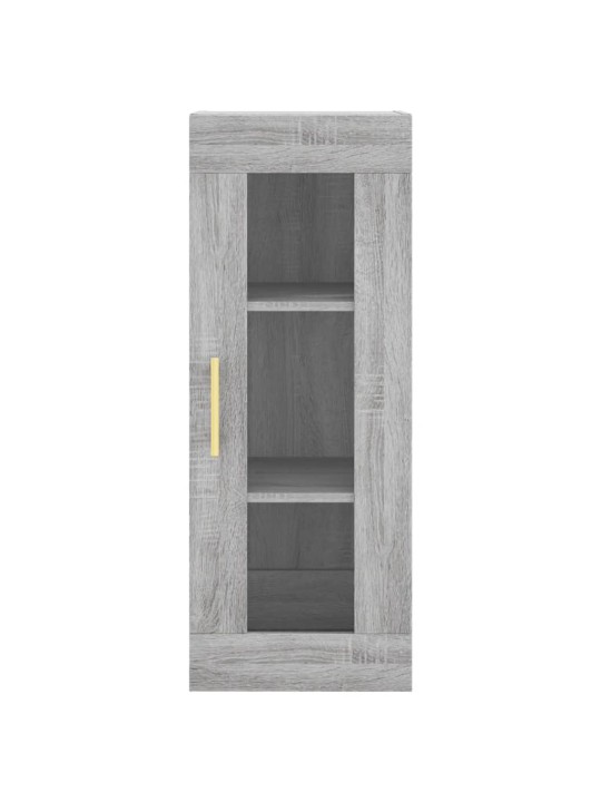 Skříň highboard šedá sonoma 34,5 x 34 x 180 cm kompozitní dřevo