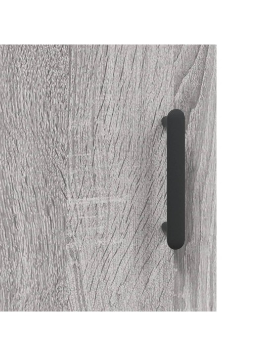 Skříň highboard šedá sonoma 34,5 x 34 x 180 cm kompozitní dřevo