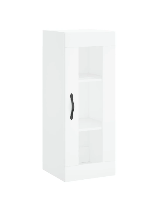 Skříň highboard bílá 34,5 x 34 x 180 cm kompozitní dřevo