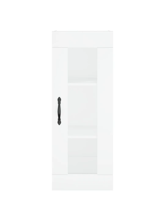 Skříň highboard bílá 34,5 x 34 x 180 cm kompozitní dřevo