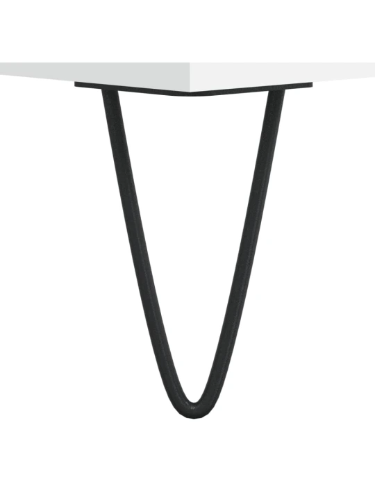 Skříň highboard bílá 34,5 x 34 x 180 cm kompozitní dřevo