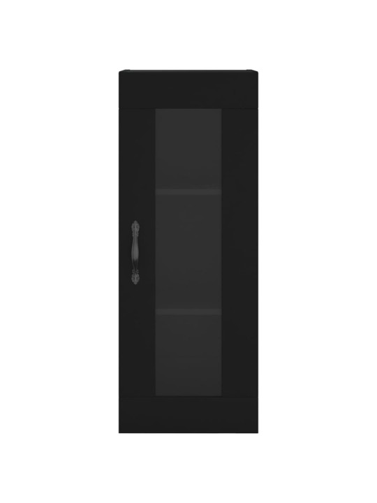 Skříň highboard černá 34,5 x 34 x 180 cm kompozitní dřevo