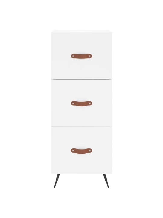 Skříň highboard bílá 34,5 x 34 x 180 cm kompozitní dřevo