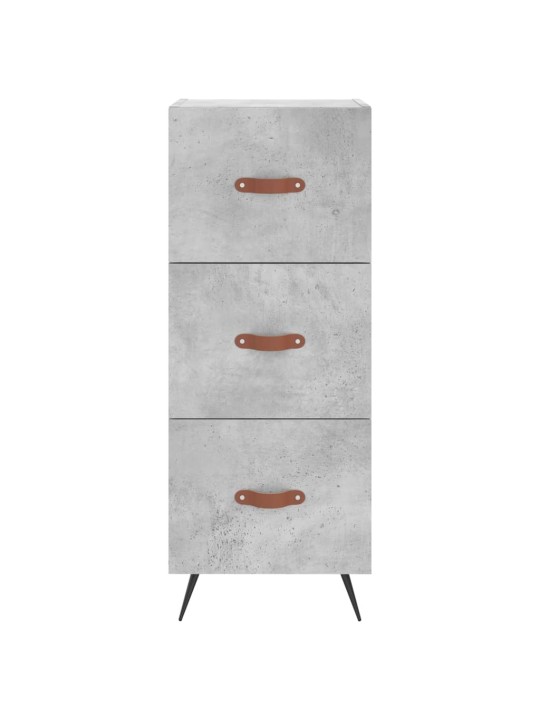 Skříň highboard betonově šedá 34,5x34x180 cm kompozitní dřevo
