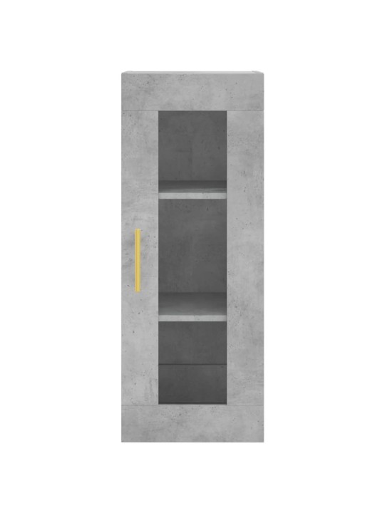 Skříň highboard betonově šedá 34,5x34x180 cm kompozitní dřevo