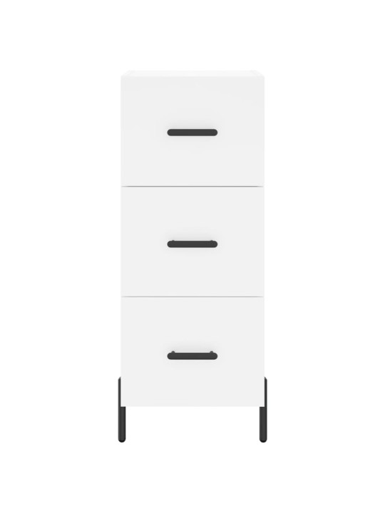 Skříň highboard bílá 34,5 x 34 x 180 cm kompozitní dřevo