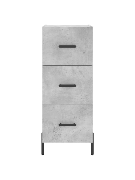 Skříň highboard betonově šedá 34,5x34x180 cm kompozitní dřevo