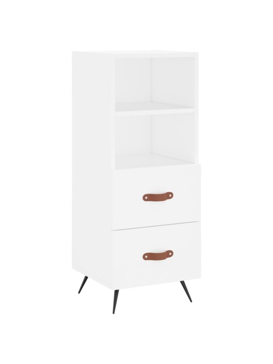 Skříň highboard bílá 34,5 x 34 x 180 cm kompozitní dřevo
