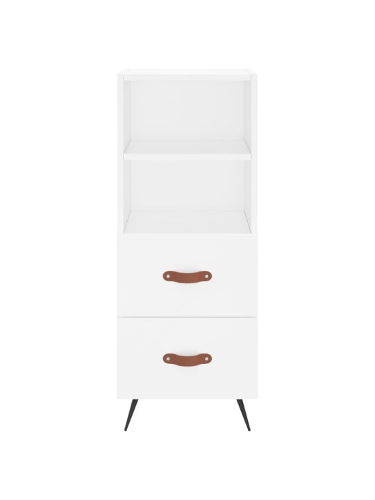Skříň highboard bílá 34,5 x 34 x 180 cm kompozitní dřevo