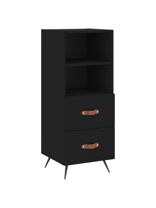 Skříň highboard černá 34,5 x 34 x 180 cm kompozitní dřevo