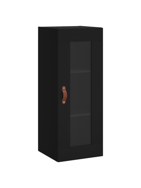 Skříň highboard černá 34,5 x 34 x 180 cm kompozitní dřevo
