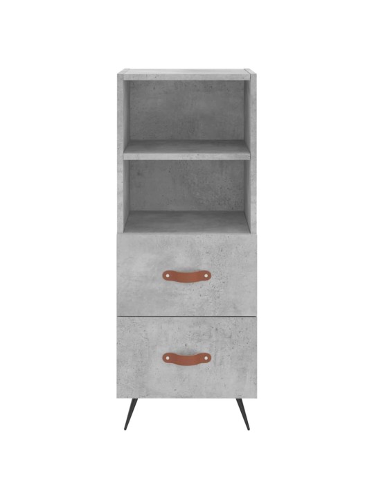 Skříň highboard betonově šedá 34,5x34x180 cm kompozitní dřevo