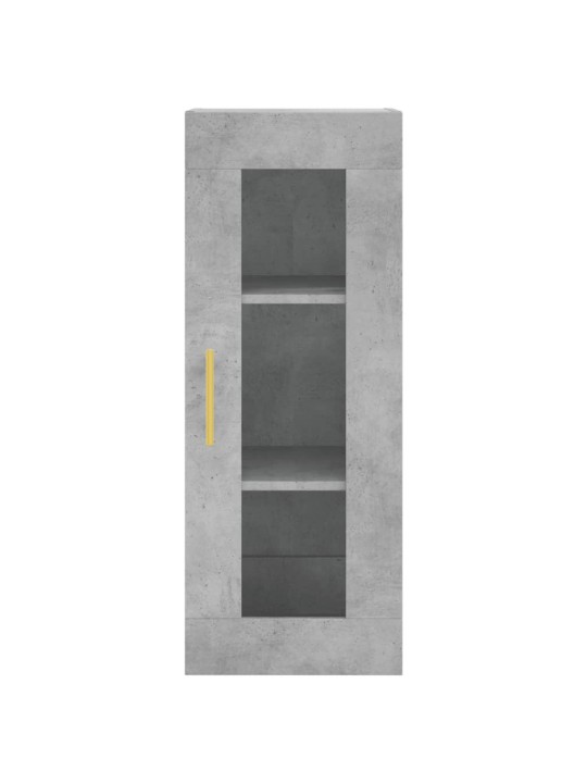 Skříň highboard betonově šedá 34,5x34x180 cm kompozitní dřevo