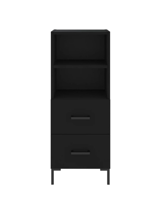 Skříň highboard černá 34,5 x 34 x 180 cm kompozitní dřevo