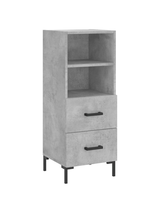 Skříň highboard betonově šedá 34,5x34x180 cm kompozitní dřevo