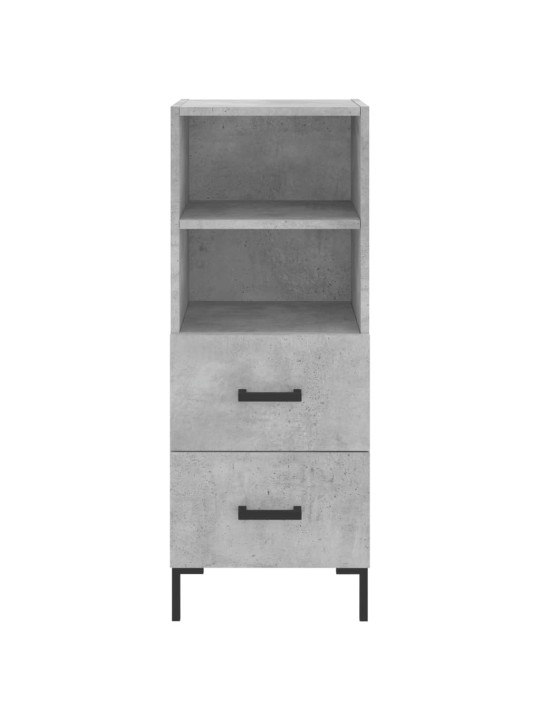 Skříň highboard betonově šedá 34,5x34x180 cm kompozitní dřevo