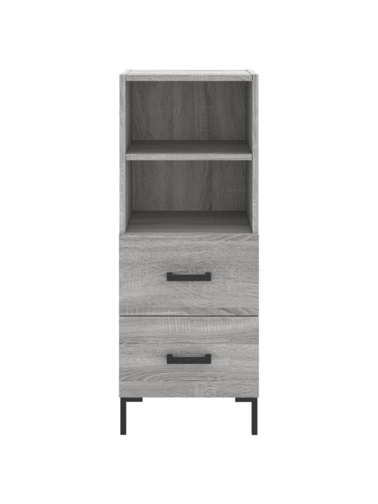 Skříň highboard šedá sonoma 34,5 x 34 x 180 cm kompozitní dřevo