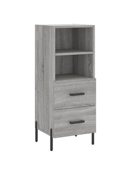 Skříň highboard šedá sonoma 34,5 x 34 x 180 cm kompozitní dřevo