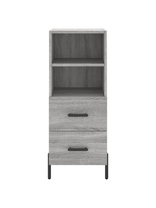 Skříň highboard šedá sonoma 34,5 x 34 x 180 cm kompozitní dřevo