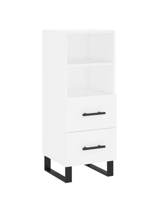 Skříň highboard bílá 34,5 x 34 x 180 cm kompozitní dřevo