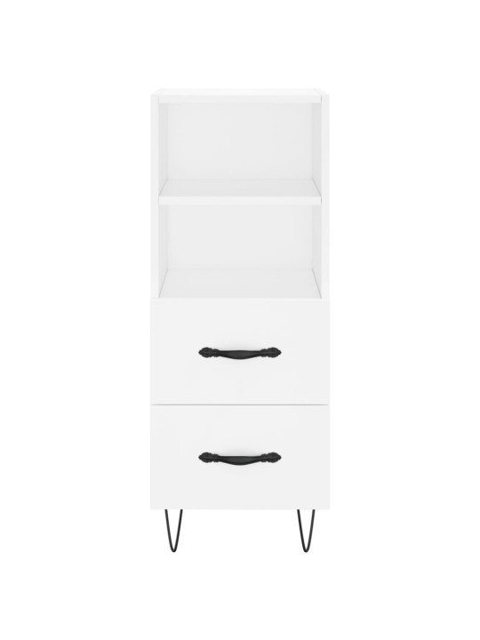 Skříň highboard bílá 34,5 x 34 x 180 cm kompozitní dřevo