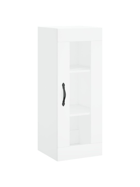 Skříň highboard bílá 34,5 x 34 x 180 cm kompozitní dřevo