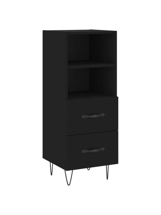 Skříň highboard černá 34,5 x 34 x 180 cm kompozitní dřevo