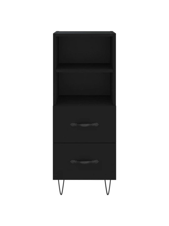 Skříň highboard černá 34,5 x 34 x 180 cm kompozitní dřevo