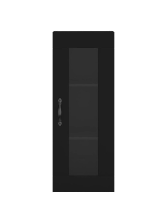 Skříň highboard černá 34,5 x 34 x 180 cm kompozitní dřevo