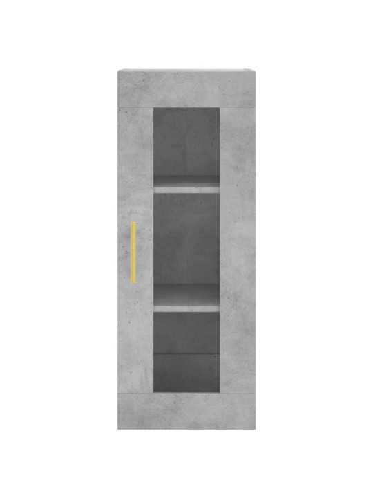 Skříň highboard betonově šedá 34,5x34x180 cm kompozitní dřevo
