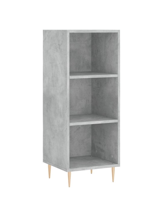 Skříň highboard betonově šedá 34,5x34x180 cm kompozitní dřevo