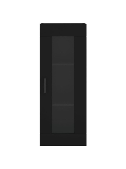 Skříň highboard černá 34,5 x 34 x 180 cm kompozitní dřevo
