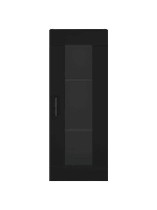 Skříň highboard černá 34,5 x 34 x 180 cm kompozitní dřevo