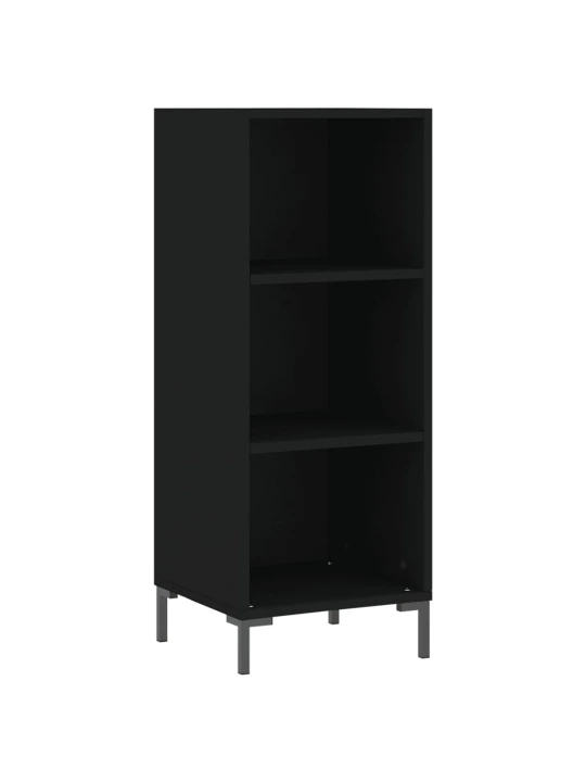 Skříň highboard černá 34,5 x 34 x 180 cm kompozitní dřevo