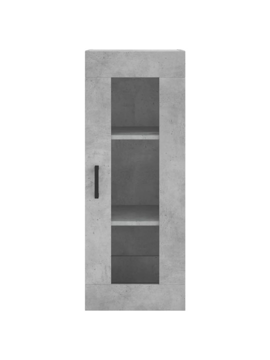 Skříň highboard betonově šedá 34,5x34x180 cm kompozitní dřevo