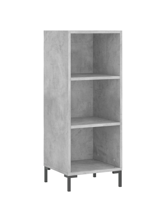 Skříň highboard betonově šedá 34,5x34x180 cm kompozitní dřevo