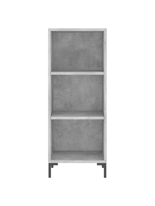 Skříň highboard betonově šedá 34,5x34x180 cm kompozitní dřevo