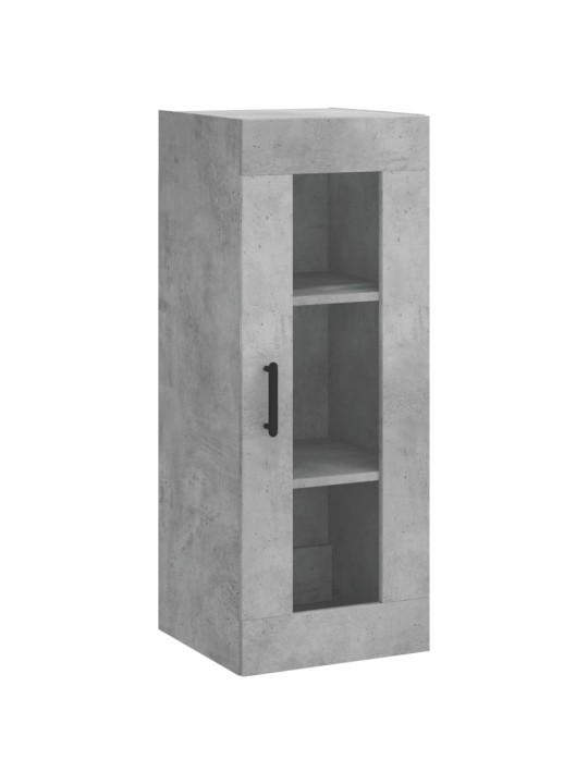 Skříň highboard betonově šedá 34,5x34x180 cm kompozitní dřevo
